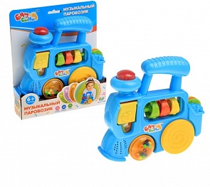 Игрушка развивающая – Музыкальный паровозик (S+S Toys, EH80036Rsim) Игрушка развивающая – Музыкальный паровозик (S+S Toys, EH80036Rsim)
